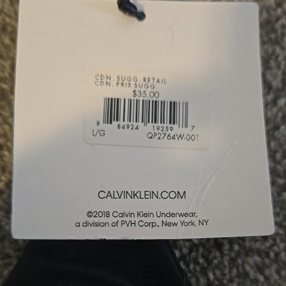 Calvin Klein Black Supportive Bra Intimates - Picture 2 of 3